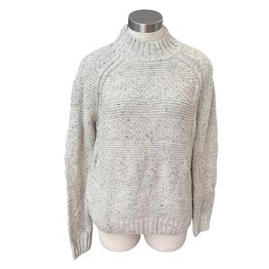 NWT prAna Women's Sweater Nemma Long Sleeve Pullover Pebble Gray Sz. L